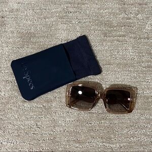 Le Specs Glo Getter Brown Sunglasses Fashionable Accessories